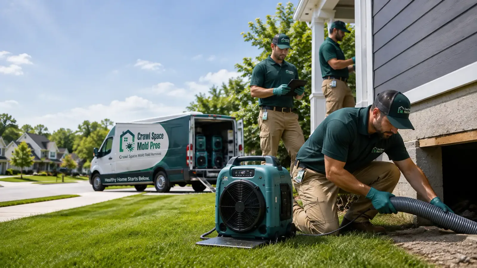Crawl Space Mold Removal in Rangeley, ME
